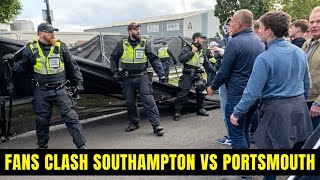 Crazy Southampton vs Portsmouth Fans CLASHED & Turned Chaotic After The Final Whistle!