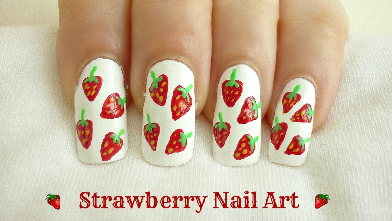 DIY Strawberry Nail Art - wide 5