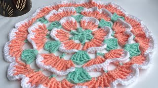 Learn how to crochet this beautiful doily (Beginner friendly)