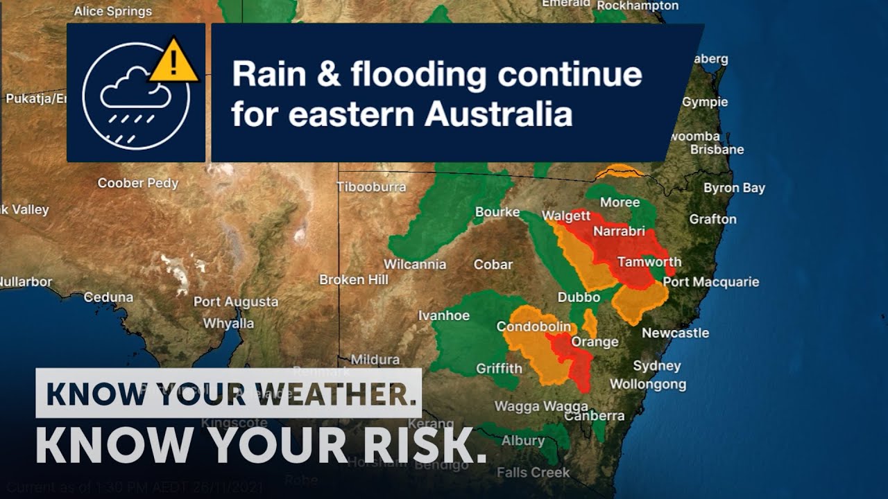 Severe Weather Update: rain and flooding continue for eastern Australia ...