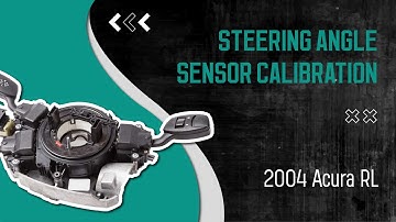 How to Use Steering Angle Sensor Calibration Function on SDS | 2004 Acura RL