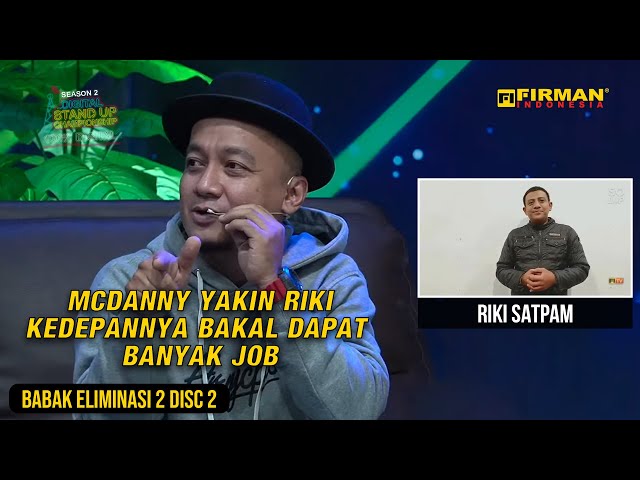 Stand Up Riki | CCTV Adalah Alat Penghalang Kebebasan Berekspresi | BABAK ELIMINASI 2 DISC SEASON 2 class=