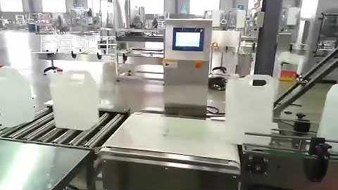 High Stability Checkweigher For Big Bottle Roller Conveyor Check Weigher