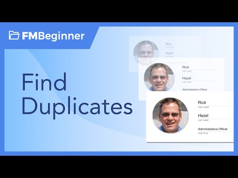 FileMaker Remove Duplicates