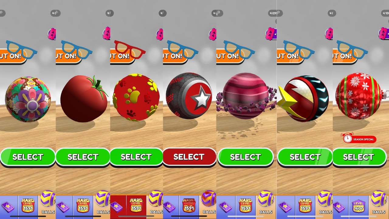 Going Balls All Red Color Balls Android/ios Gameplay