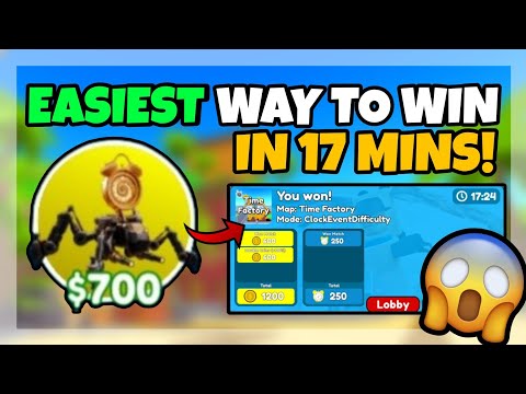 How To Win Rewind Event Clock Spider Only! Toilet Tower Defense!