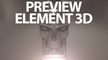 Element 3D After Effects Plug-in Preview