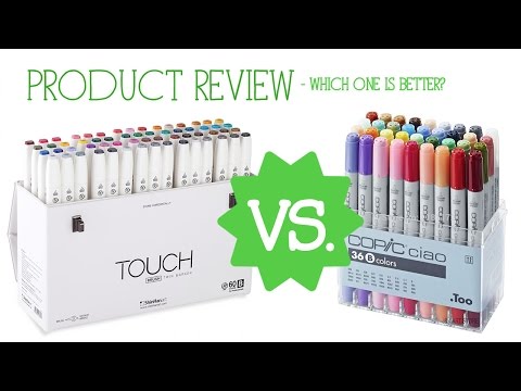 CHEAP EBAY TOUCHFIVE Markers Review! + Drawing Marinette (Review, Demo, Drawing). 