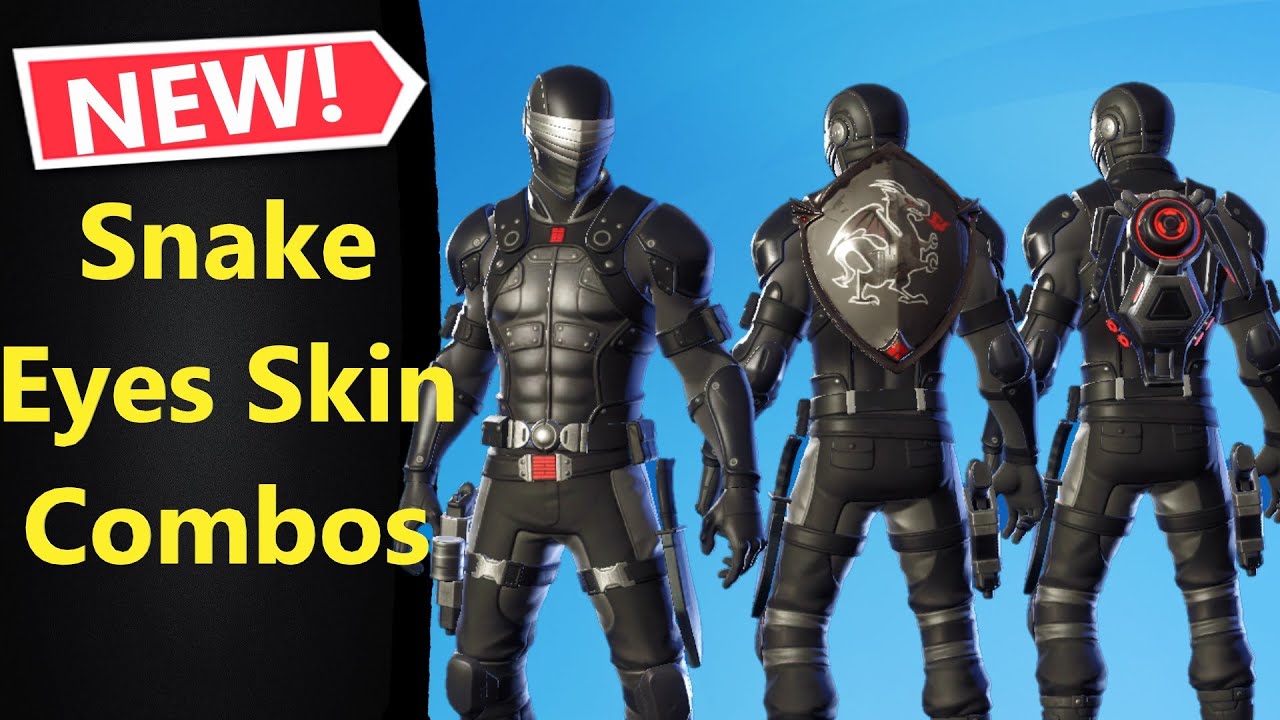 Snake Eyes Skin Combos in Fortnite YouTube