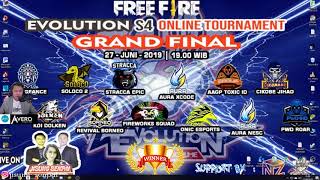 FULL MATCH AURA NESC MENJADI JUARA TOURNAMENT EVOLUTION - GARENA FREE FIRE