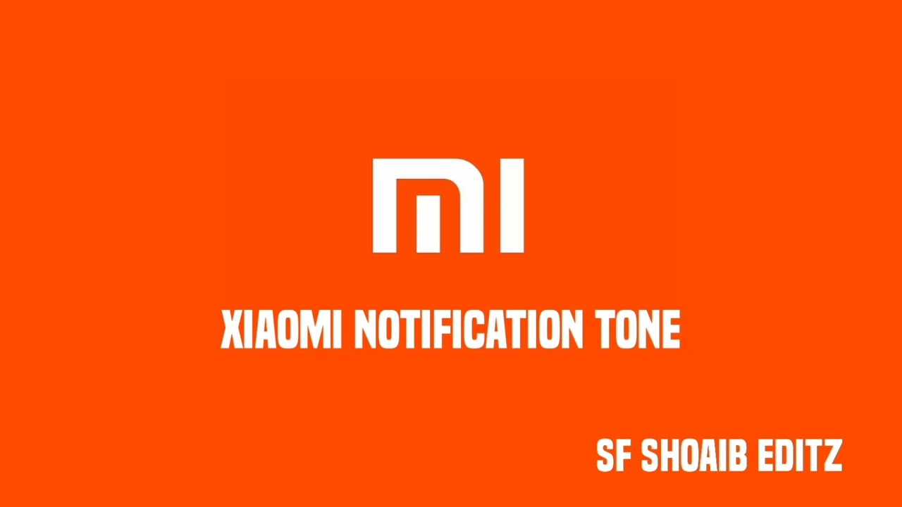 Mi notification sound effect | Xiaomi smartphone message tone | 