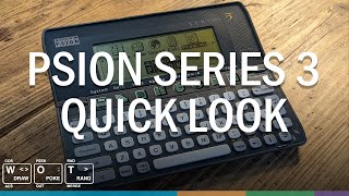 Psion Series 3  Quick Look