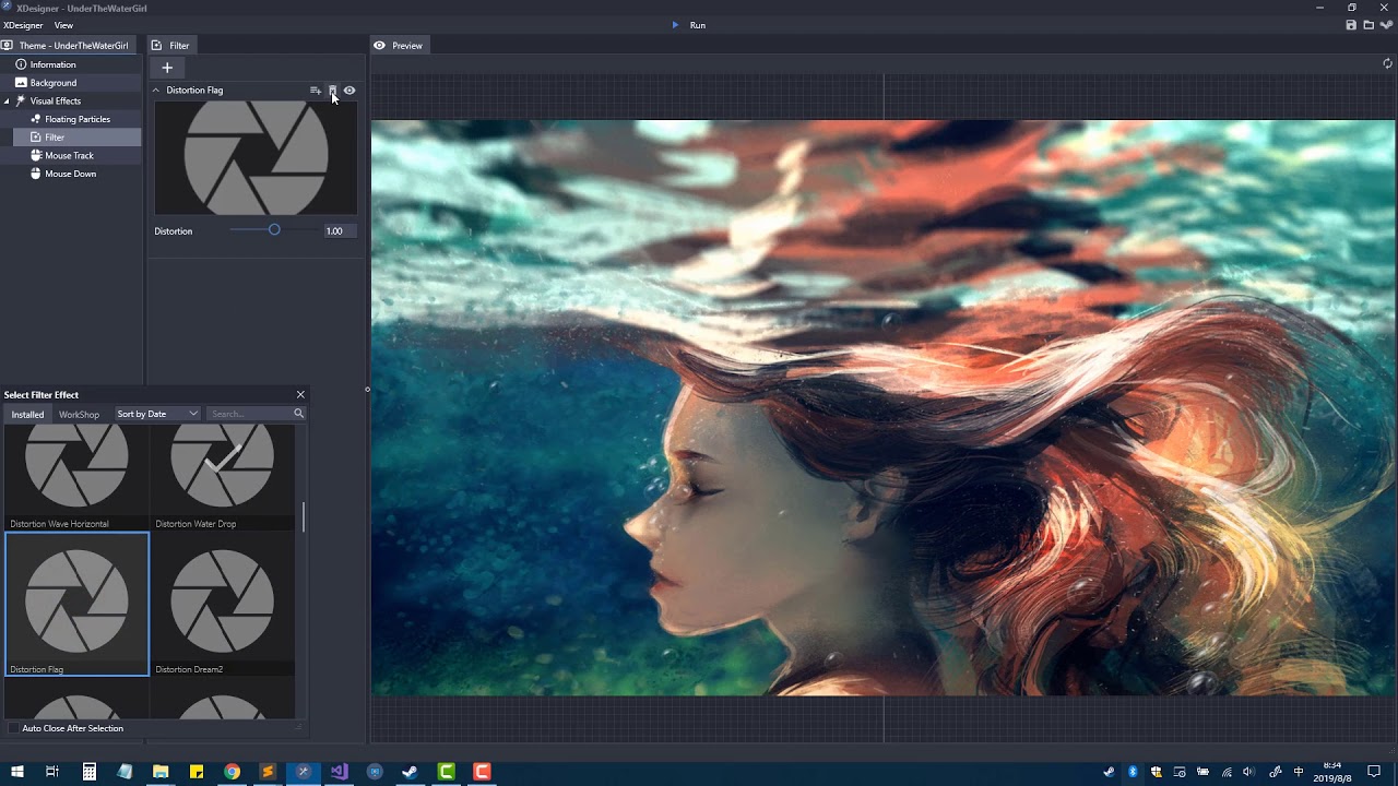 XWallpaper ver1.5 Add 24 Animate Filter