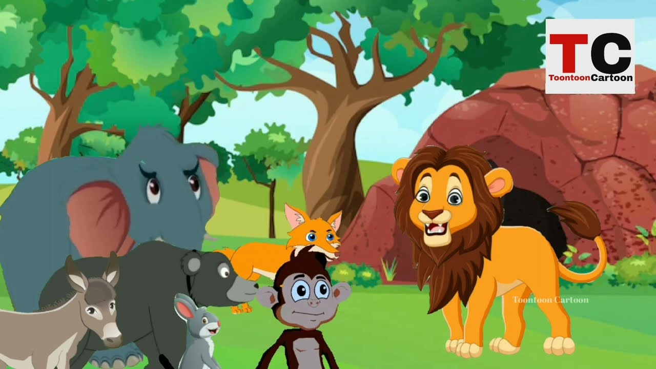 दुष्ट बंदर और जानवरों का पानी की तलाश कार्टून।Dusht bandar aur janvaron ka pani ki talash cartoon