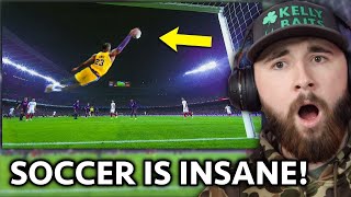 AMERICAN Reacts to 10 CRAZIEST Saves In Football History!! *CRAZY*