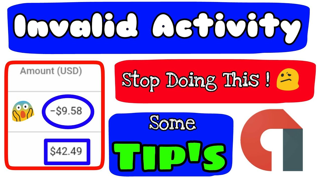 Invalid Activity In Admob !! Tips To Stop Invalid Activities