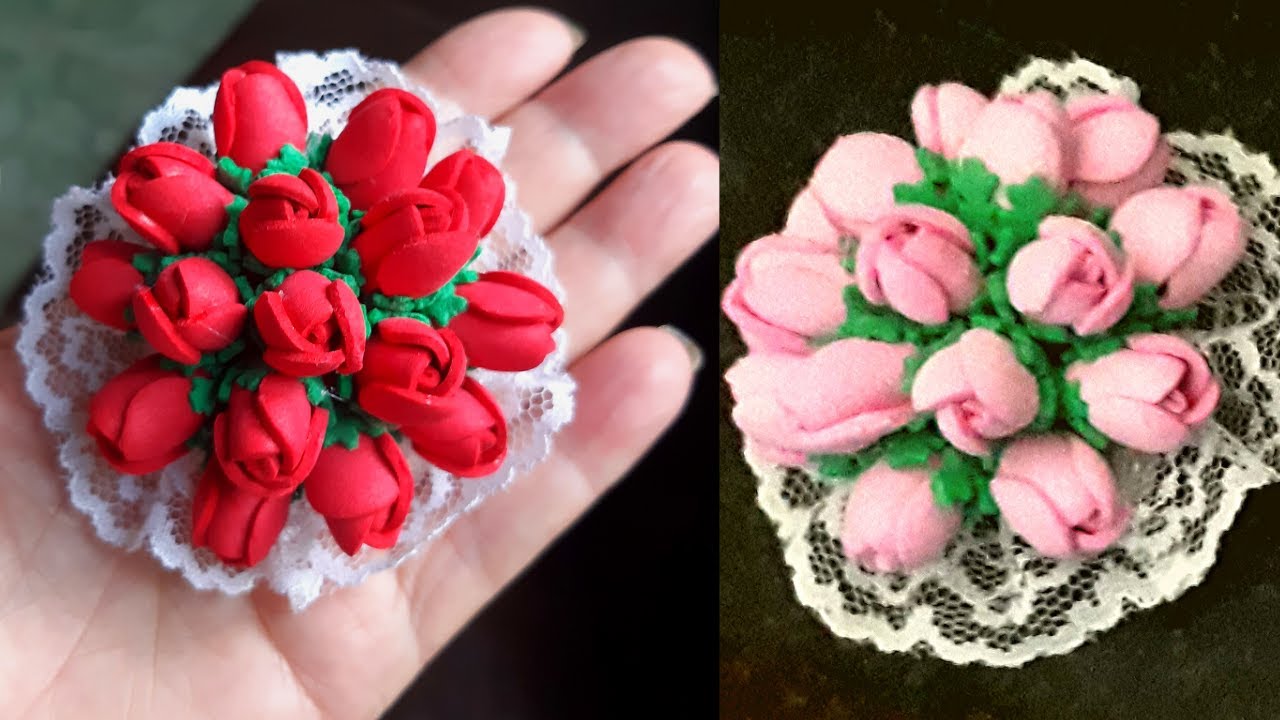 LEMBRANCINHA PARA CASAMENTO MINI BUQUÊ EM EVA BOTÃOZINHO DE ROSAS EM EVA  LINDO E DIFERENTE - thptnganamst.edu.vn