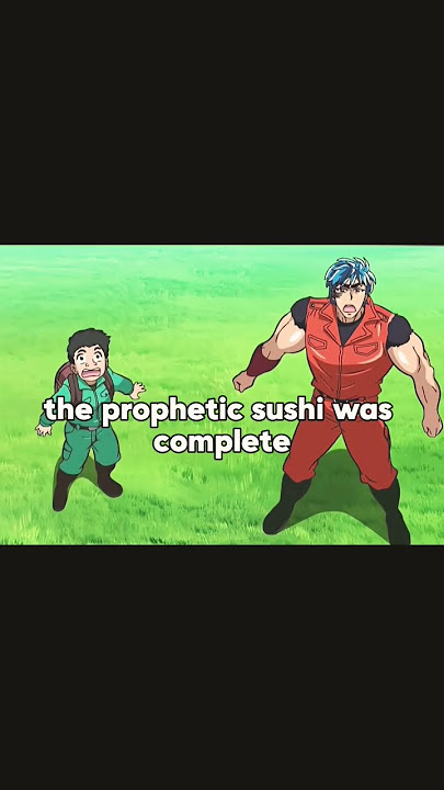 The 100-Kilometer Prophetic Sushi Roll! | Toriko's Ultimate Gourmet Challenge.   #shortvideo#comedy
