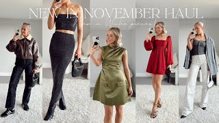 NOVEMBER NEW IN HAUL! PULL AND BEAR, 4TH &amp; RECKLESS &amp; ZARA NEW IN TRY ON! | India Moon