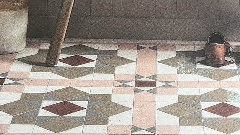 Victorian floor tiling courses