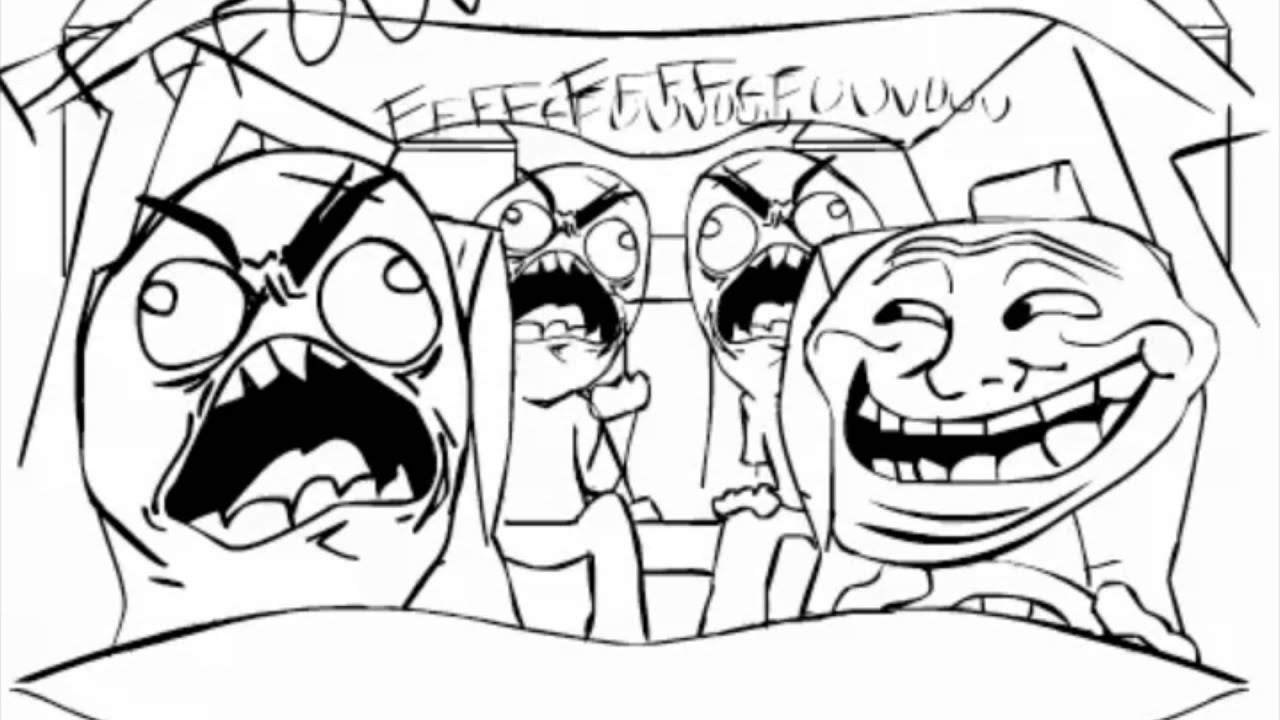 Faces Of Rage Car Fart Rage Comic Animation YouTube