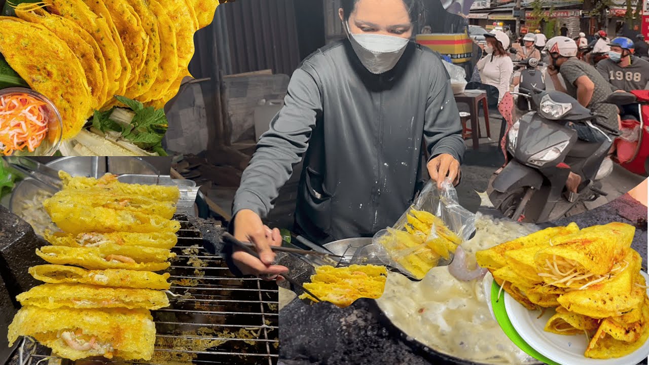 I Found a 20 Year Old Vietnamese Crispy Vietnamese Pancake Stall Still Using a Traditional Recipe
