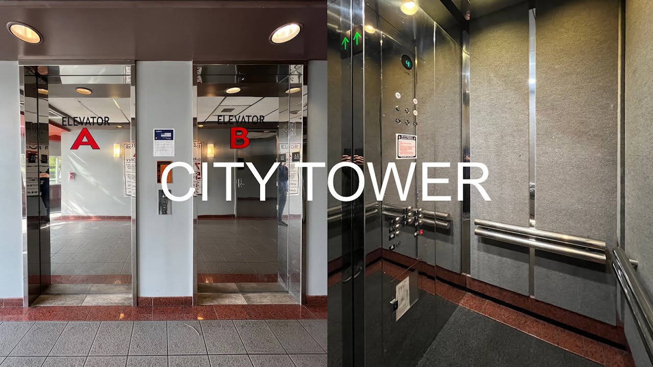 USELESS Setup! OTIS Series 2 Traction Elevators - City Tower - Modesto, CA