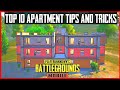 TOP 10 APARTMENT TIPS AND TRICKS IN PUBG || PUBG MOBILE TIPS AND TRICKS (PUBG MOBILE)