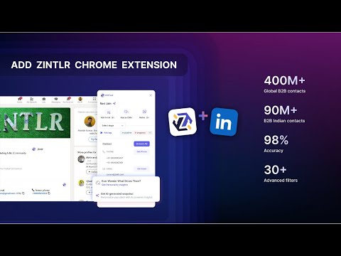 Zintlr Sales: The Ultimate AI Sales Intelligence Tool. video preview 2