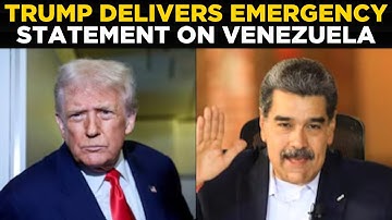 TRUMP LIVE: Trump Issues Emergency Message to Global Audience | US NEWS LIVE | Venezuela crisis