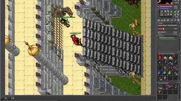Tibia - Samera Server - Killing Red Skull Afk