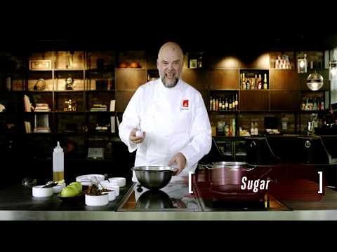 Emirates Recipes - Crepes with Apple Compote