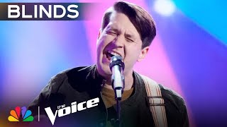 Lennon VanderDoes' Unique Performance of "The Night We Met" Sends Coaches Swooning | Voice Blinds