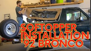 Softopper Install  1992 Ford Bronco Soft Top