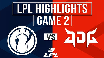 IG vs JDG Highlights Game 2 | LPL 2025 Split 2 | Invictus Gaming vs JD Gaming