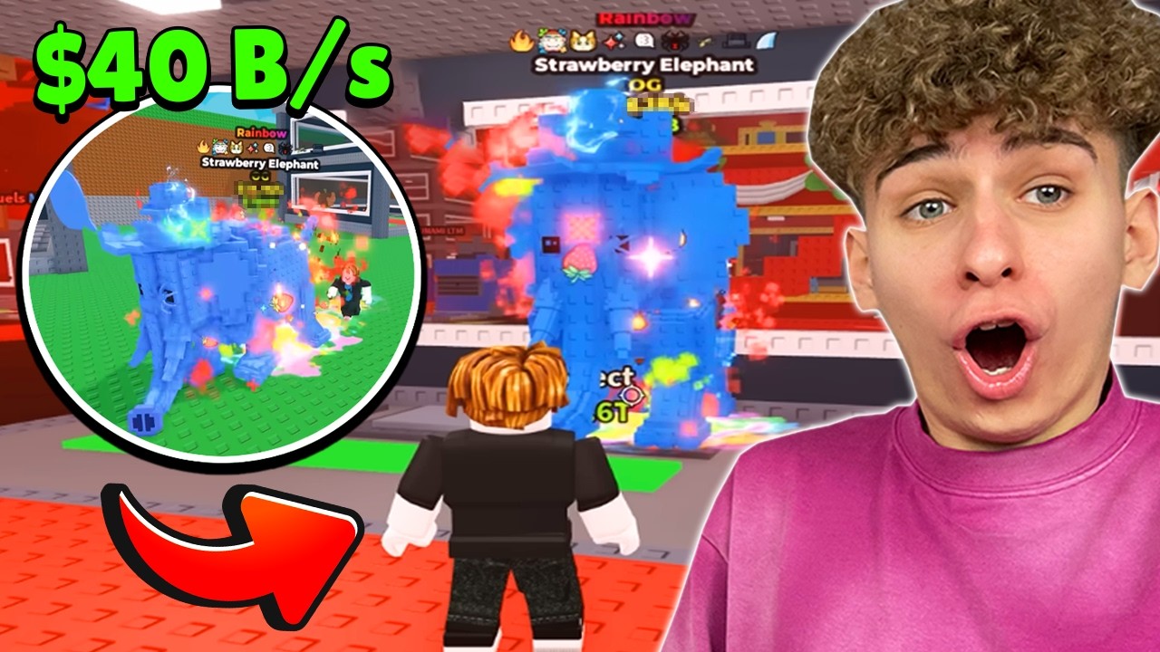 REKORD ŚWIATA! 🤯 ZOBACZ *ILE DAJE NAJMOCNIEJSZY* STRAWBERRY ELEPHANT w STEAL A BRAINROT! 😱