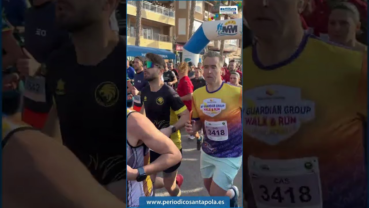 🏃‍♂️🌊 SALIDA DE LA MITJA MARATÓ INTERNACIONAL DE SANTA POLA