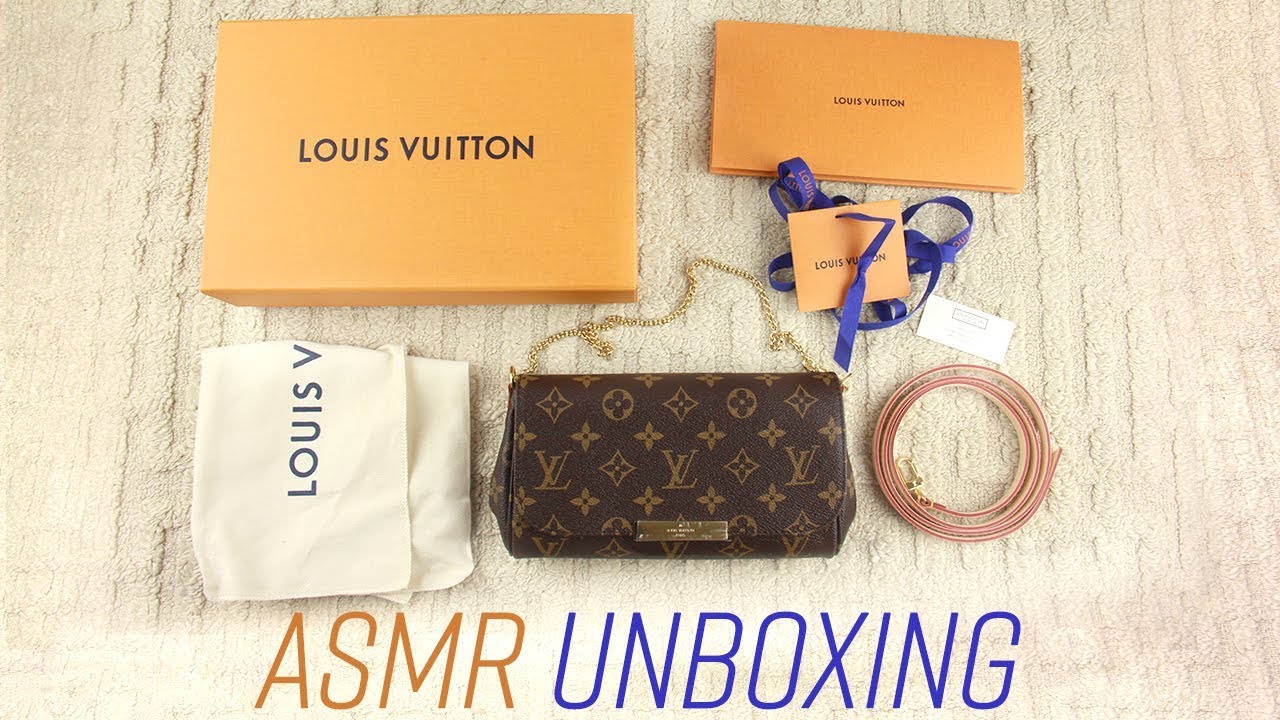 ASMR UNBOXING Louis Vuitton Favorite PM (No Talking) 