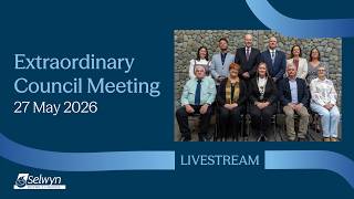 Extraordinary Council Meeting - 27 May 2026