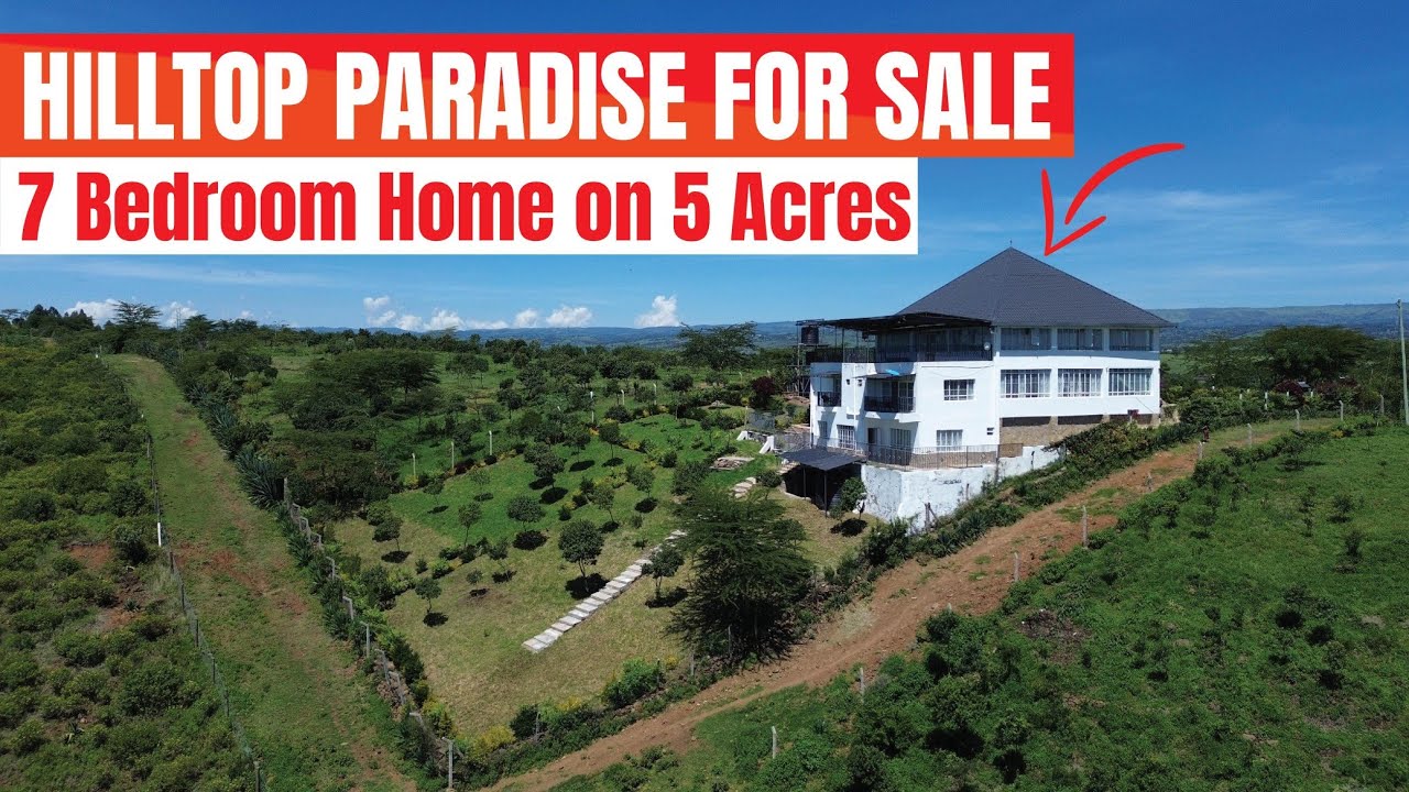Invest in This Hilltop Paradise | 7 Bedroom Home Overlooking Lake Nakuru & National Park