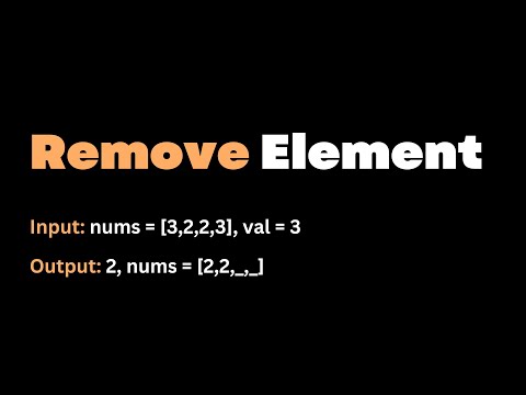 10. Remove Element - leetcode | Java DSA LeetCode Solutions