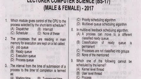KPPSC || PPSC Most repeated Computer Science Lecturer MCQs