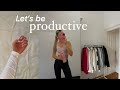 Vlog lets be productive together sabrina