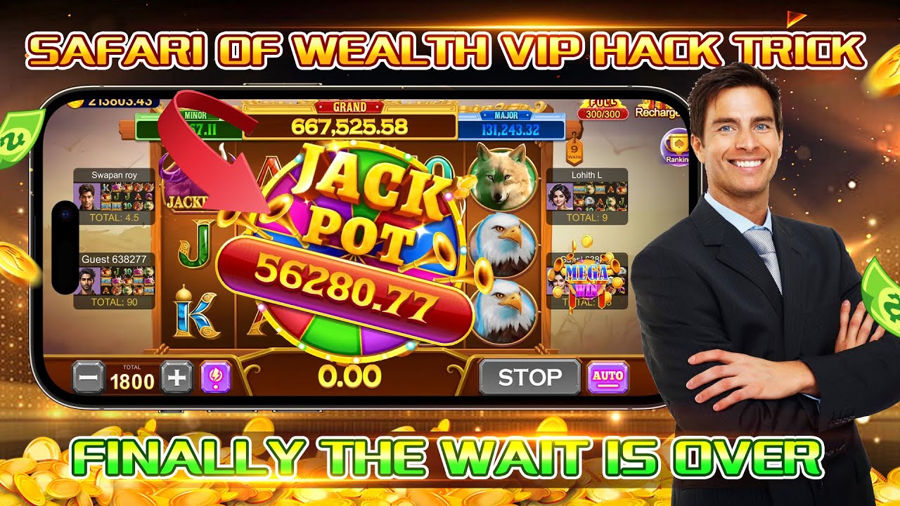 Teenpati master || safari of wealth slot super winning game play || safari of wealth teenpati master
