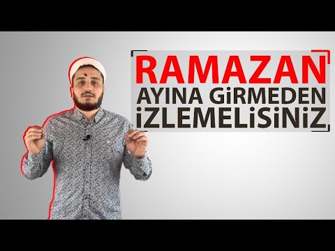 Ramazan Ayına Girmeden