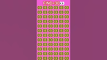🥵🤔🤫30🧠👀find the odd number #challenge​ #quiz​#puzzle​ #ढूंढो​ #math​#find​ #trending​#youtubeshorts