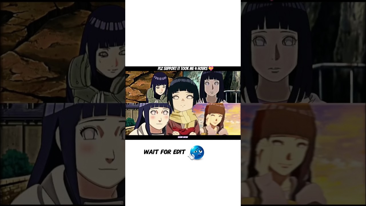 💕Hinata Hyuga Glow Up...#capcutedit #ronaldo