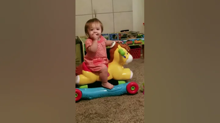 Adelynn rides away