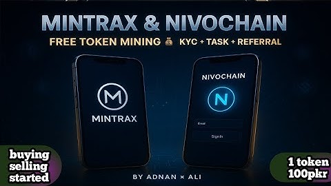 New Crypto Mining Apps 2025 | Mintrax & NivoChain Full Details | Free Token Airdrop Live