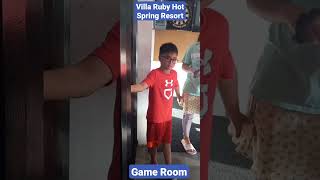 Villa Ruby Hot Spring Resort with Game Room for Kids snd Kids at Heart 🤩🤩🤩